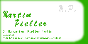 martin pieller business card